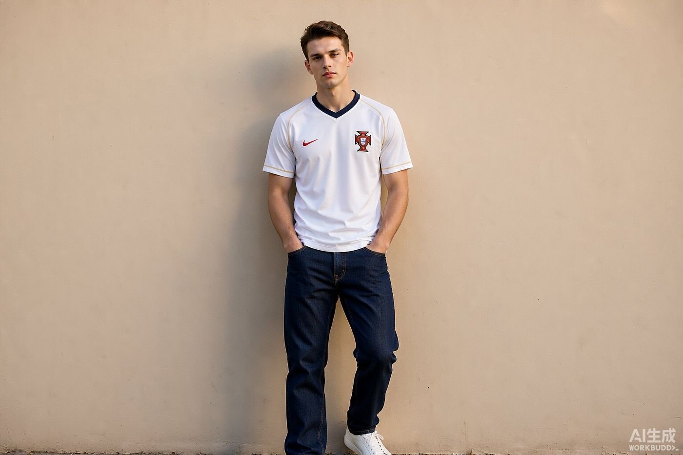 2006 Portugal Shirt styled casually with jeans — outfit inspiration