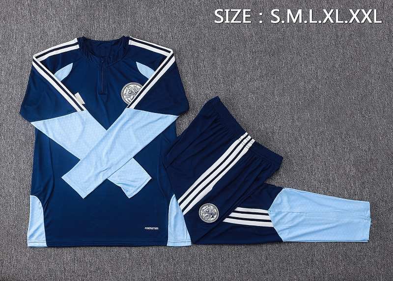 2026/27 Ajax Royal Blue Half-Zip Training Top real studio photo 3