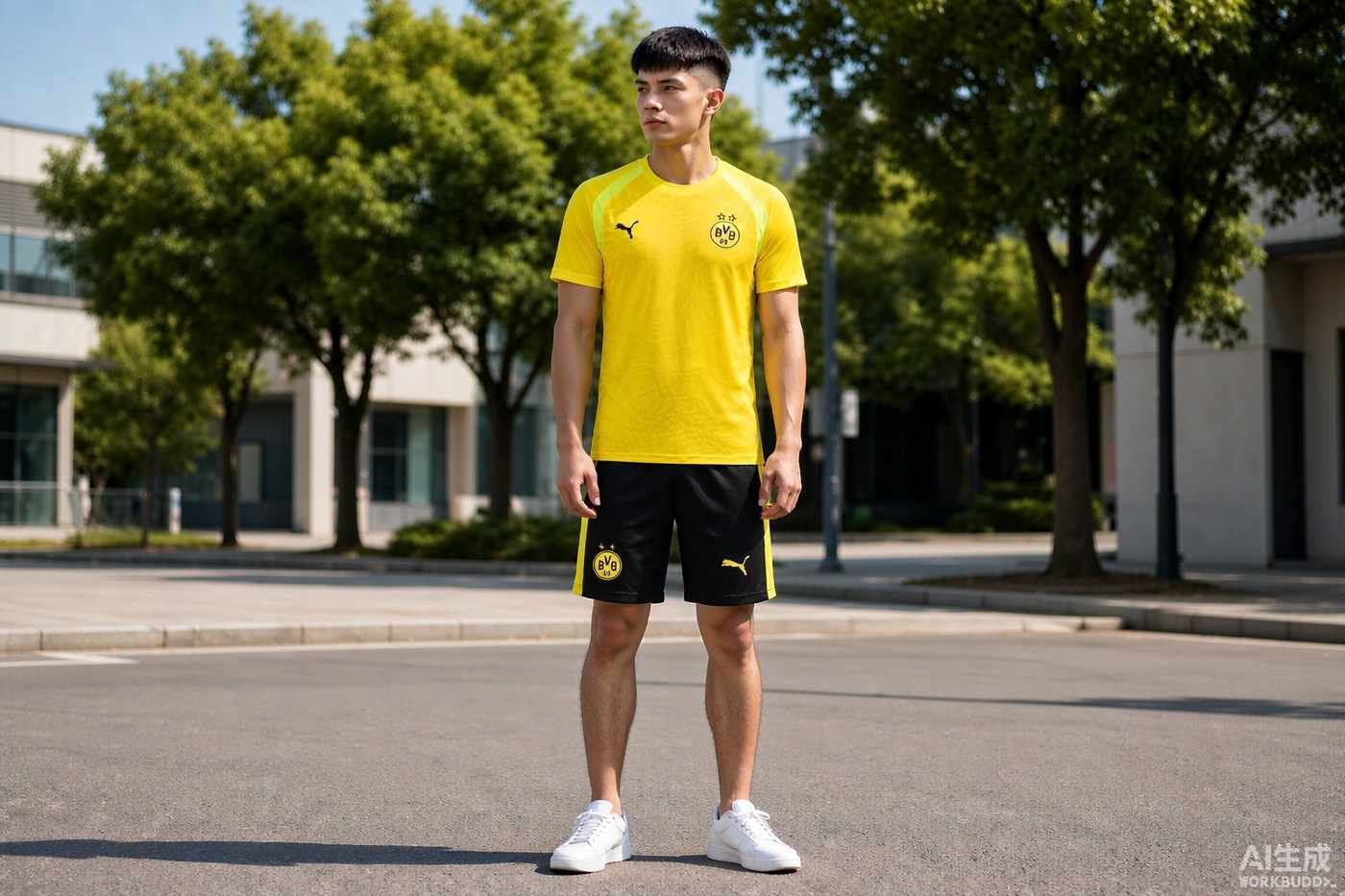 2026/27 Borussia Dortmund Yellow Short Sleeve styled casually with jeans — outfit inspiration