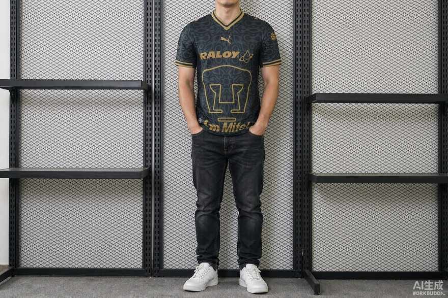 2026/27 Club America Third Black Shirt styled casually with jeans — outfit inspiration