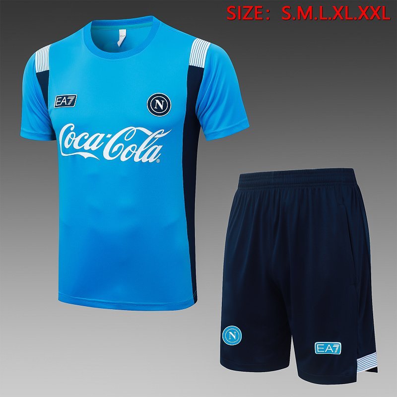 2026/27 Napoli Lake Blue Short Sleeve real studio photo 1