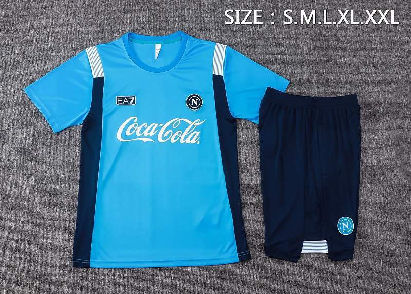 2026/27 Napoli Lake Blue Short Sleeve real studio photo 3