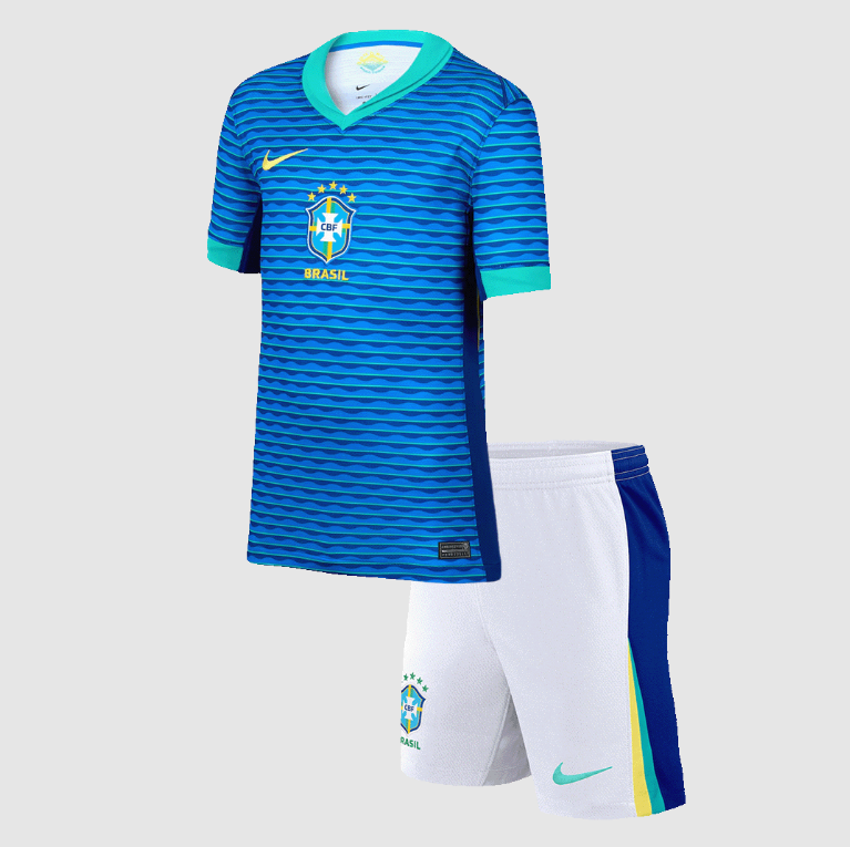 Brazil Away Kids Kit