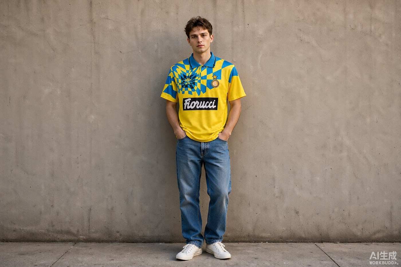 Inter Milan Shirt styled casually with jeans — outfit inspiration