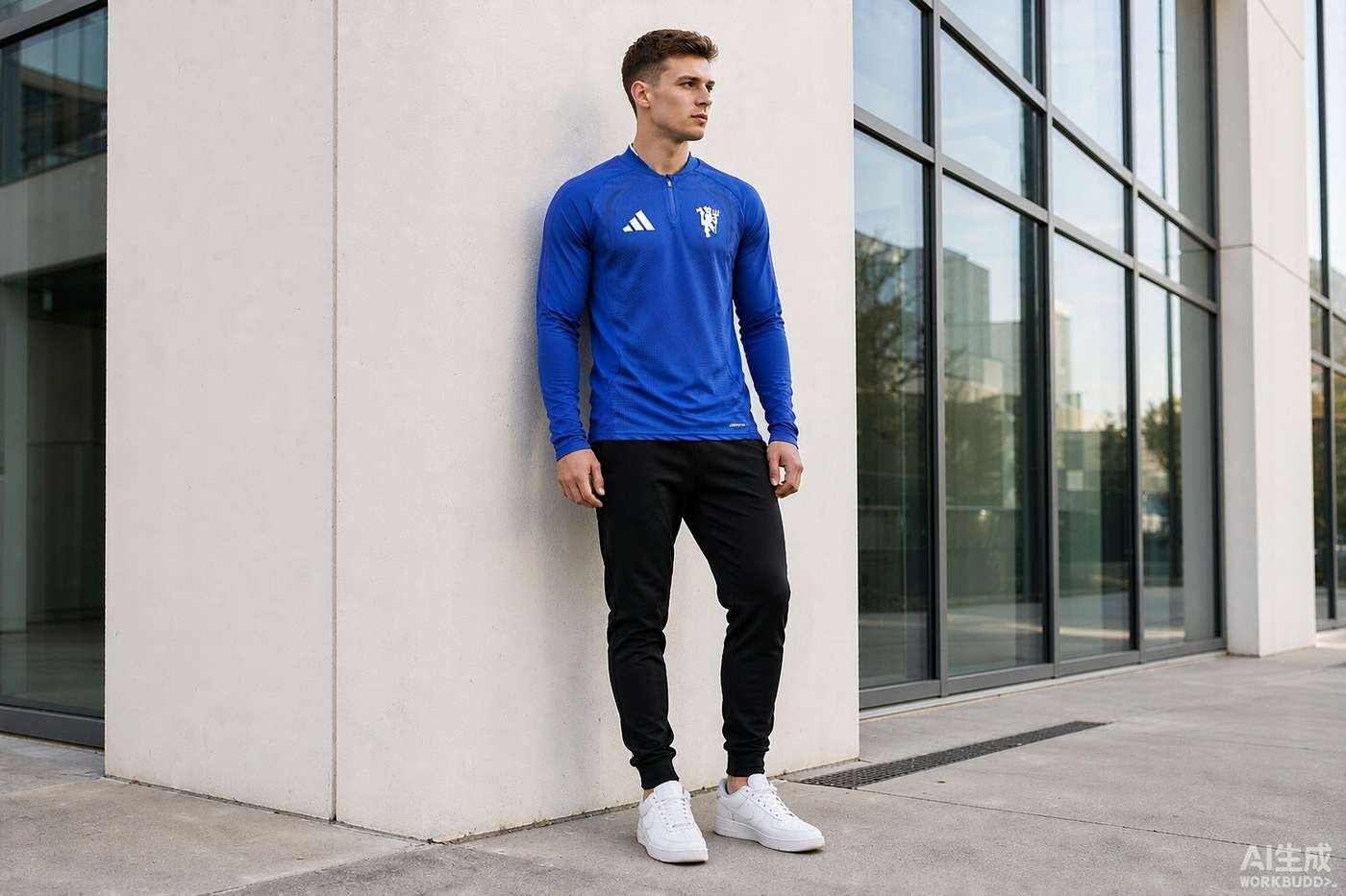 Manchester United Long Sleeve styled casually with jeans — outfit inspiration