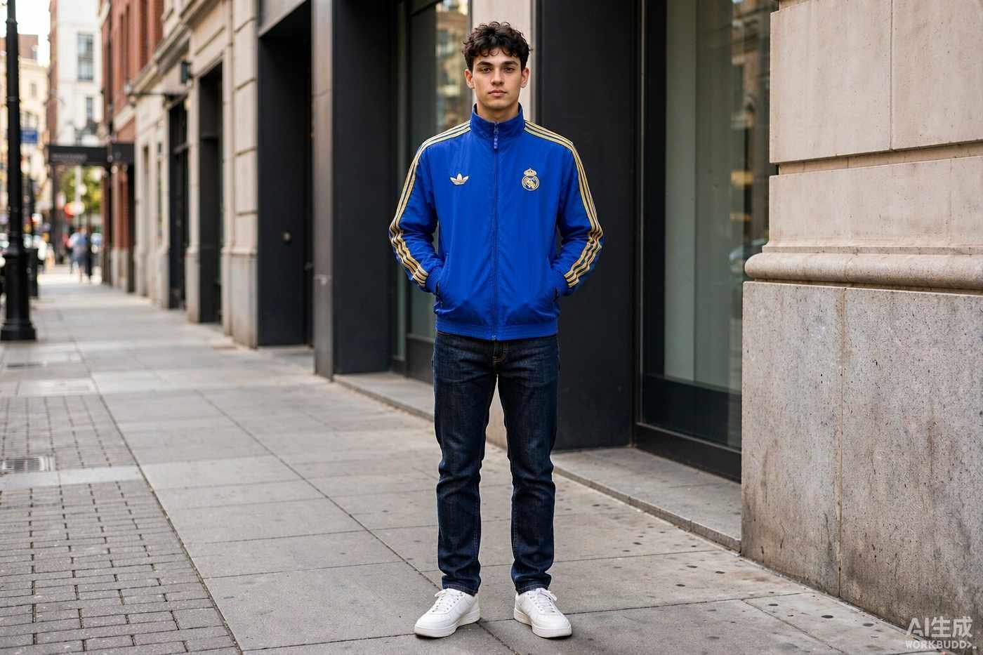 Real Madrid Shirt styled casually with jeans — outfit inspiration
