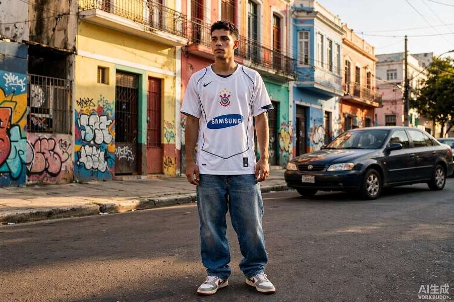 2005 Corinthians Home Shirt styled casually with jeans — outfit inspiration
