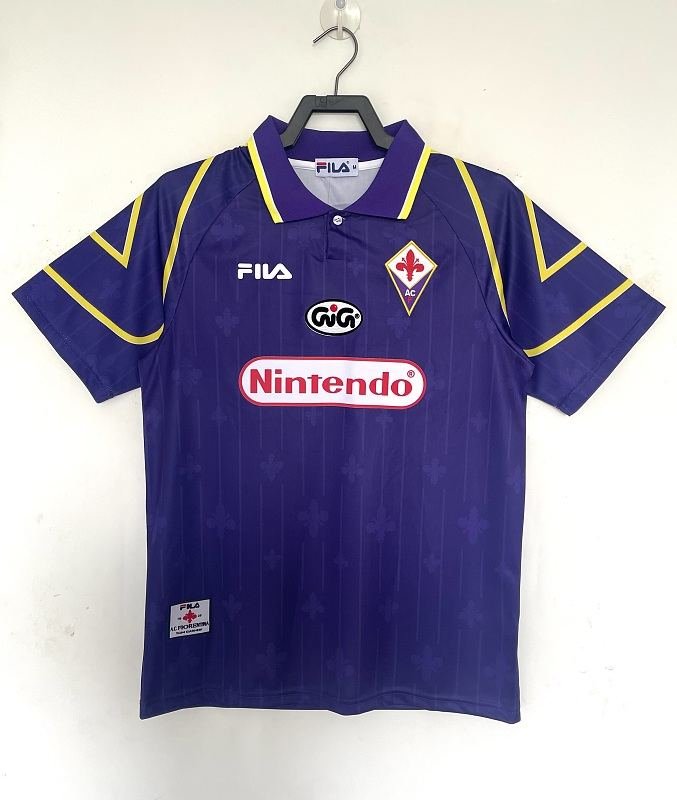 1997/98 Fiorentina Home Shirt real studio photo 1