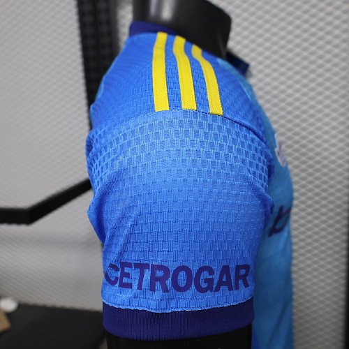 2026/27 Boca Juniors Blue Training Top real studio photo 2